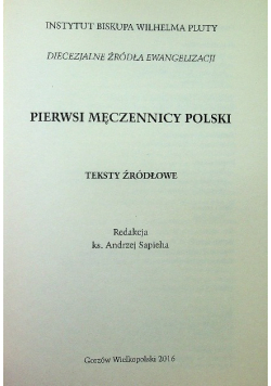 Pierwsi męczennicy polscy