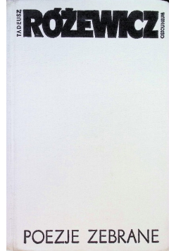 Różewicz Poezje zebrane
