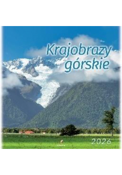 Kalendarz 2026 wieloplanszowy 33x33cm Krajobrazy..
