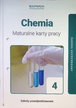 Chemia 4 Maturalne karty pracy Zakres rozszerzony