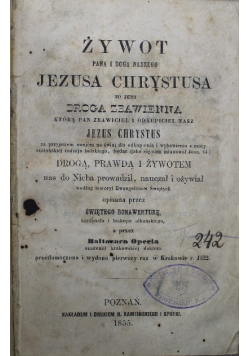 Żywot Pana i Boga naszego Jezusa Chrystusa 1855 r.