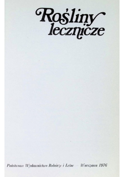 Rośliny lecznicze