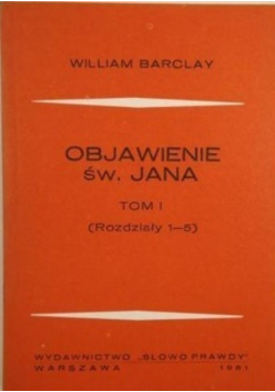 Objawienie Św Jana Tom I