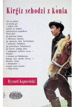 Kirgiz schodzi z konia