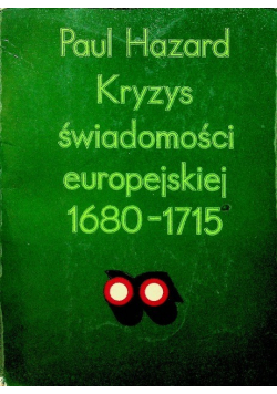 Kryzys świadomości europejskiej 1680 - 1715