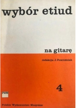 Wybór etiud na gitarę Część 4