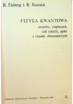 Fizyka kwantowa