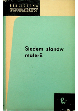 Siedem stanów materii
