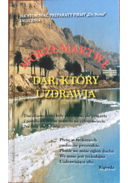 Morze martwe dar który uzdrawia
