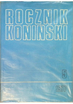 Rocznik koniński Tom 5
