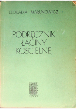 Podręcznik łaciny kościelnej