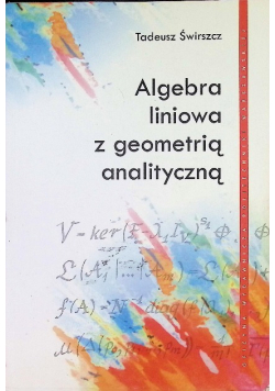 Algebra liniowa z geometrią analityczną