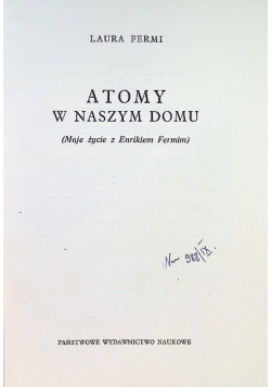 Atomy w naszym domu