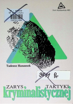 Zarys taktyki kryminalistycznej