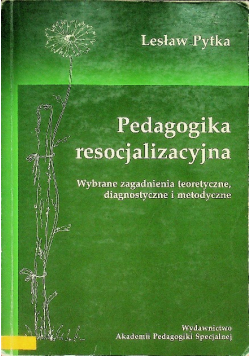 Pedagogika resocjalizacyjna