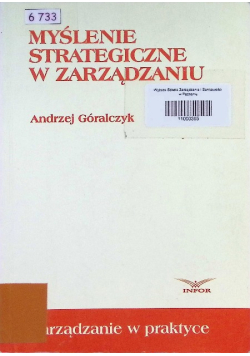 Myślenie strategiczne w zarządzaniu