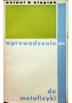 Wprowadzenie do metafizyki