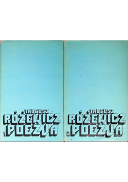 Różewicz Poezja i Teatr Tom 1 i 2