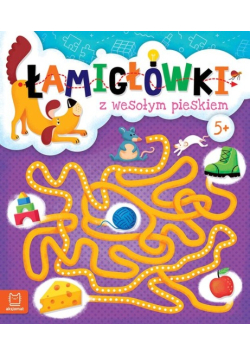 Łamigłówki z wesołym pieskiem 5+