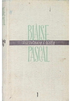 Pascal rozprawy i listy