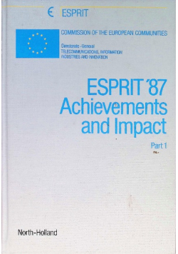 Esprit 87 achievements and impact