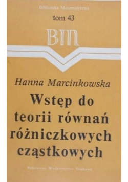 Wstęp do teorii równań różniczkowych cząstkowych