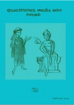 Quaestiones medii aevi novae