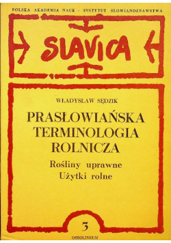 Prasłowiańska terminologia rolnicza