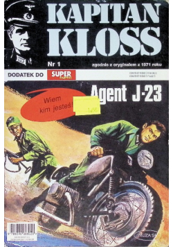 Kapitan Kloss Nr 1 Agent J - 23
