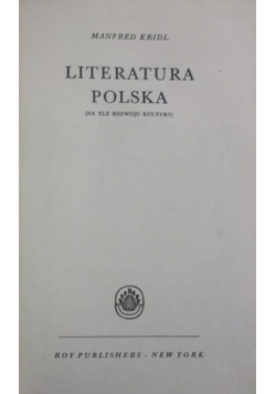 Literatura Polska 1945 r.
