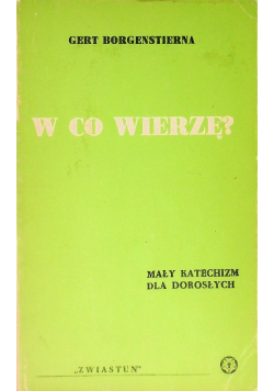 W co wierzę, mały katechizm dla dorosłych