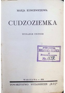 Cudzoziemka, 1936 r.