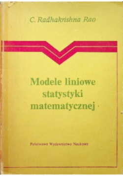 Modele liniowe statystyki matematycznej