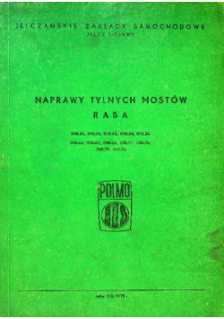 Naprawy tylnych mostów Raba