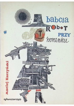 Babcia robot przy kominku