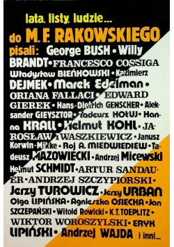 Lata, listy, ludzie