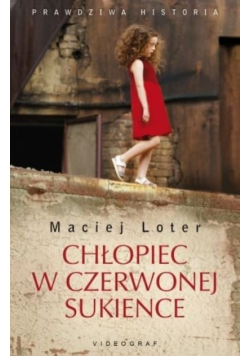 Chłopiec w czerwonej sukience