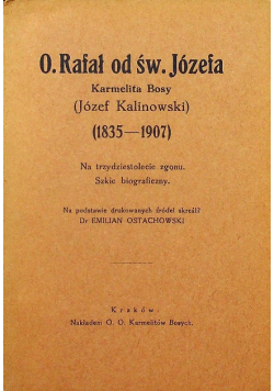 O Rafał od św Józefa 1938 r