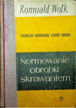Normowanie obróbki skrawaniem