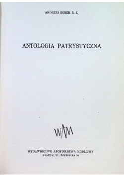 Antologia patrystyczna