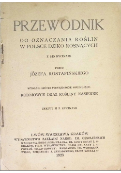 Przewodnik do oznaczania roślin w Polsce Dziko Rosnących