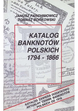Katalog banknotów polskich 1794 - 1866