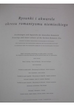 Rysunki i akwarele okresu romantyzmu niemieckiego