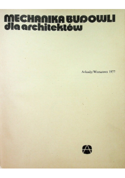 Mechanika budowli dla architektów