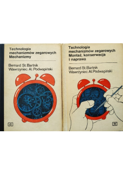 Technologia mechanizmów zegarowych Tom 1 i 2