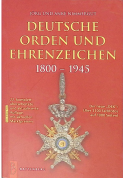 Deutsche Orden und Ehrenzeichen 1800-1945