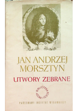 Morsztyn Utwory zebrane