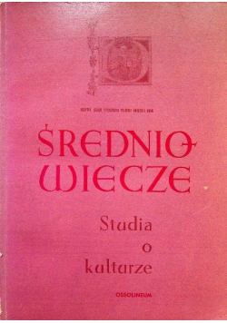 Średniowiecze Studia o kulturze