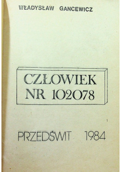 Człowiek nr 102078