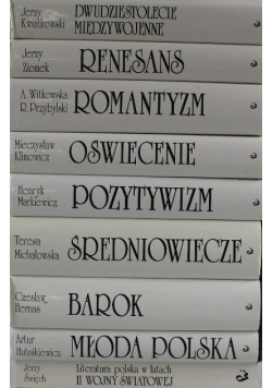 Wielka historia literatury polskiej Tom 1 do 9